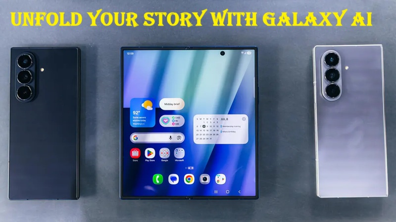 unfold your story with galaxy ai​